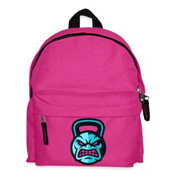 Logo kettlebell d’entraînement - Sac à dos Enfant - fuchsia - Devant