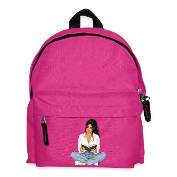 Reading is my time-out – Bücherliebe Booklover - Kids' Backpack - fuchsia - Front