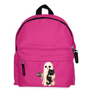 Meh-Geist mit Katzenbecher - Kinder Rucksack - Fuchsia - Vorne