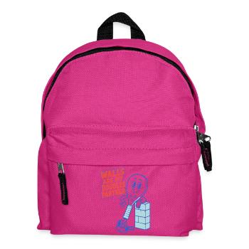 Padel – Walls Are My Doubles Partner - Kinder Rucksack - Fuchsia - Vorne