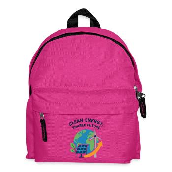 Planète Énergie : Planète d’énergie propre - Sac à dos Enfant - fuchsia - Devant