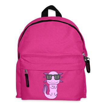 Axolotl avec lunettes de soleil - Sac à dos Enfant - fuchsia - Devant