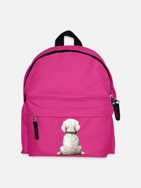 Bichon Frize - Kinder Rucksack - Fuchsia
