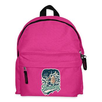 Bamberg Winterzauber   - Kinder Rucksack - Fuchsia - Vorne