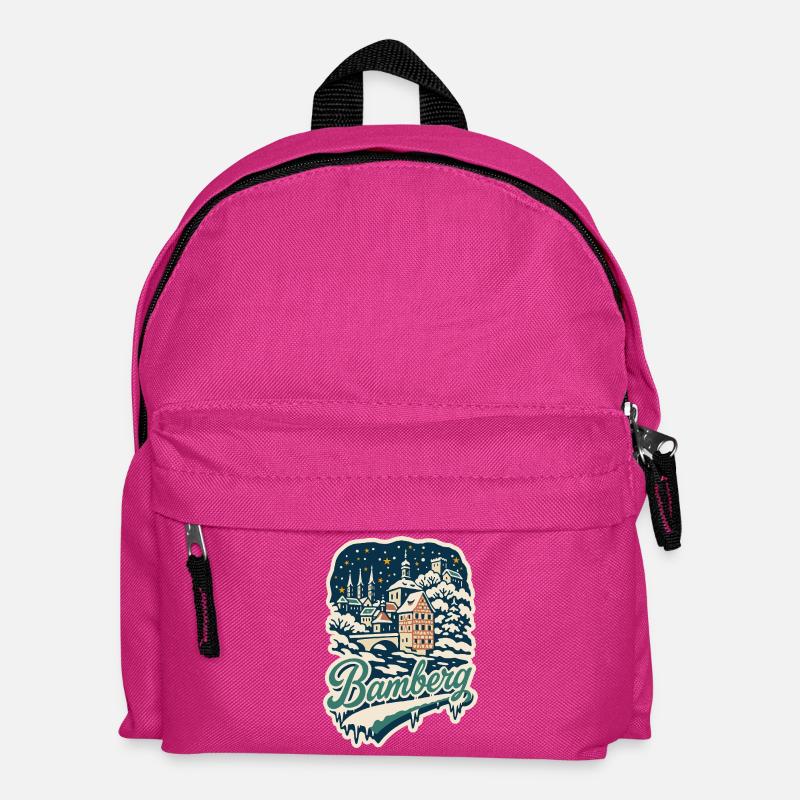 Bamberg Winter Magic - Kids' Backpack - fuchsia