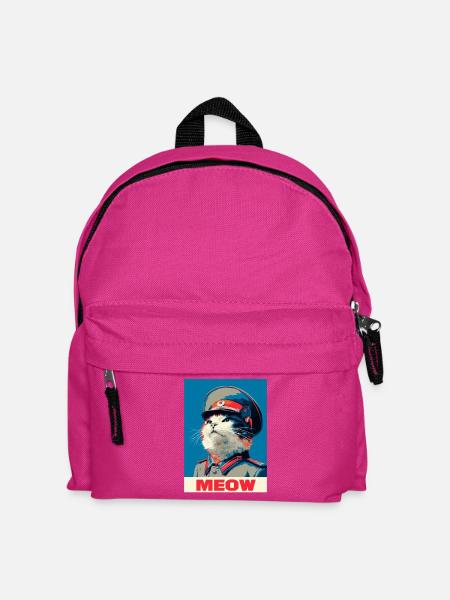 Chat Pop Art - Sac à dos Enfant - fuchsia