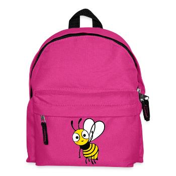 Bee waving beekeeper beekeeper - Kids' Backpack - fuchsia - Front
