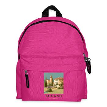 Lugano Villa Panorama - Kids' Backpack - fuchsia - Front