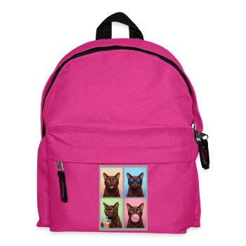 Cats Havana Cat - Kids' Backpack - fuchsia - Front