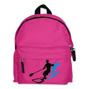 stand up paddling - Kids' Backpack - fuchsia - Front