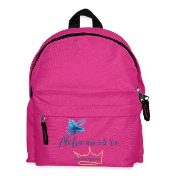 Aloha Au la 'Oe T-Shirt für Herren: Baumwolle im Hawaiianischen Stil - Kinder Rucksack - Fuchsia - Vorne