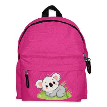 Cuddly koala in the grass - Kids' Backpack - fuchsia - Front