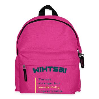 WIHTSAI | Wonderfully unpredictable - Kids' Backpack - fuchsia - Front