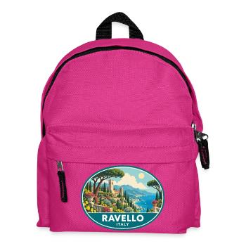 Erleben Sie Ravello in Italien Amalfiküste Reisen - Kinder Rucksack - Fuchsia - Vorne
