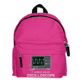 Es funktioniert an meinem Oszilloskop - Kinder Rucksack - Fuchsia - Vorne