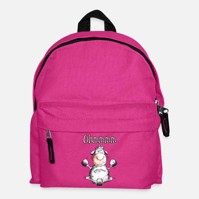 Ohmmmm Schaf - Schafe - Kinder Rucksack - Fuchsia