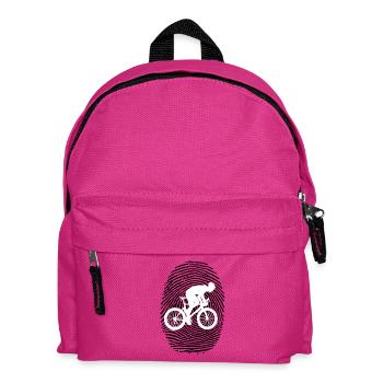 Radfahrer - Kinder Rucksack - Fuchsia - Vorne