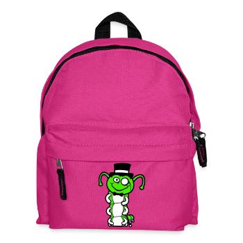 M. Caterpillar Chapeau haut de forme Monocle noeud papillon Gentleman Empire - Sac à dos Enfant - fuchsia - Devant