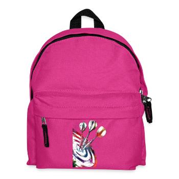 Jeux de fléchettes #darts #sport - Sac à dos Enfant - fuchsia - Devant