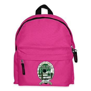 Dutch Farm: Simple State of Mind - Kids' Backpack - fuchsia - Front