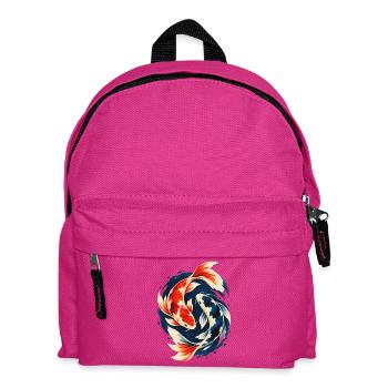 Koi Karpfen Japanischer Zierfisch - Kinder Rucksack - Fuchsia - Vorne