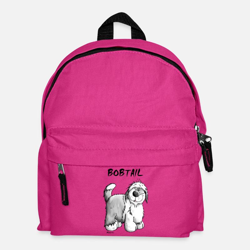 Bob der Bobtail - Kinder Rucksack - Fuchsia