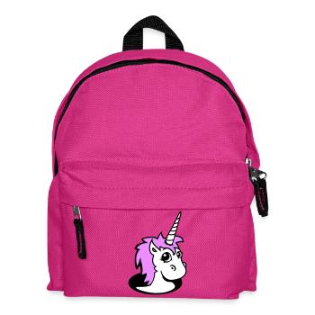 Unicorn Girl Pretty Bottom Hole Cartoon Cute Girl - Kids' Backpack - fuchsia - Front