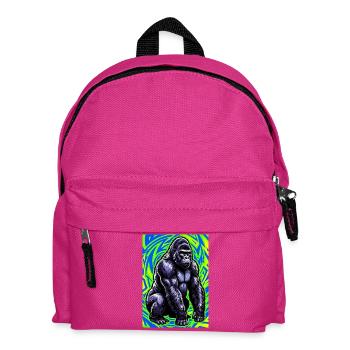 gorilla - Kids' Backpack - fuchsia - Front