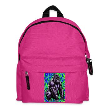 Gorilla - Kinder Rucksack - Fuchsia - Vorne