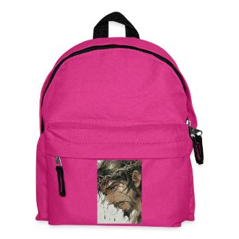 Portrait Crown Thorns - Kids' Backpack - fuchsia - Front
