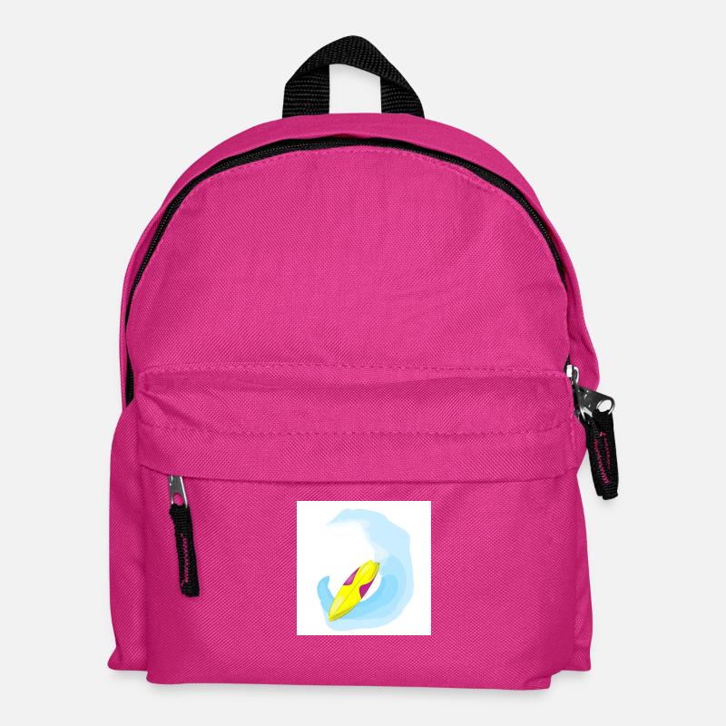 Surfboard - Kids' Backpack - fuchsia