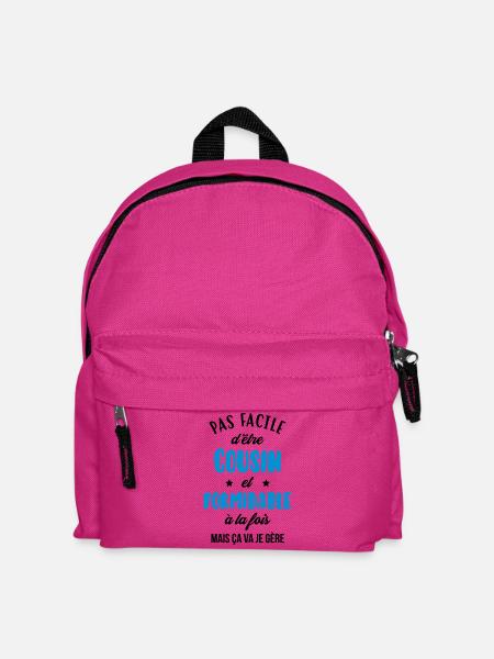 Oncle / Tante / Cousin / Cousine - Sac à dos Enfant - fuchsia