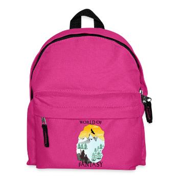 World of fantasy - Grotte - Sac à dos Enfant - fuchsia - Devant