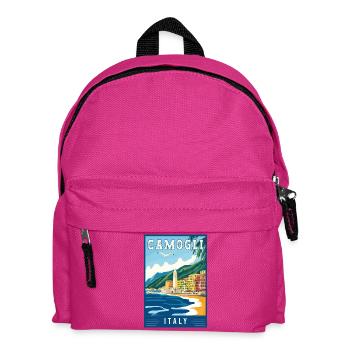 Entdecken Sie charmante Camogli in Italien - Kinder Rucksack - Fuchsia - Vorne