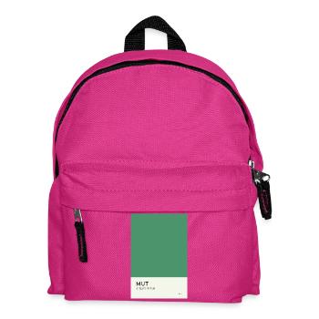Mut entsteht im Tun Poster - Kinder Rucksack - Fuchsia - Vorne