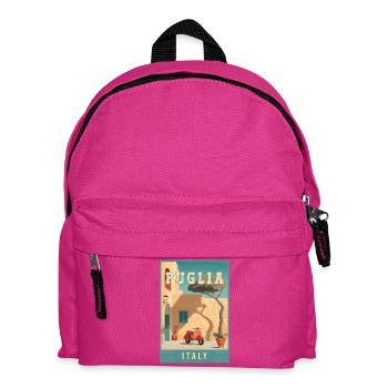 Discover Southern Charm of Puglia in Italy - Kids' Backpack - fuchsia - Front
