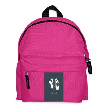 Affiche de ballet – Chaque pas raconte une histoire - Sac à dos Enfant - fuchsia - Devant