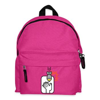 Graphique Main avec Détonateur de Bombe - Sac à dos Enfant - fuchsia - Devant