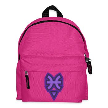 Zodiac Tribal Pisces and Water - Kids' Backpack - fuchsia - Front