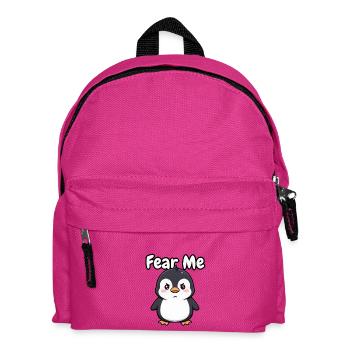 Fear Me Penguin - Kids' Backpack - fuchsia - Front