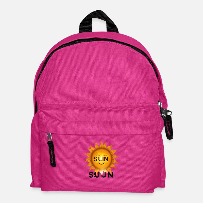 Sun - Kids' Backpack - fuchsia