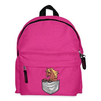 Cool Chevaux islandais Cheval Amour Chevaux Fan de chevaux - Sac à dos Enfant - fuchsia - Devant