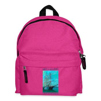 POSTER ART GALLERY LOUIS RUNEMBERG ADAGP - Kids' Backpack - fuchsia - Front