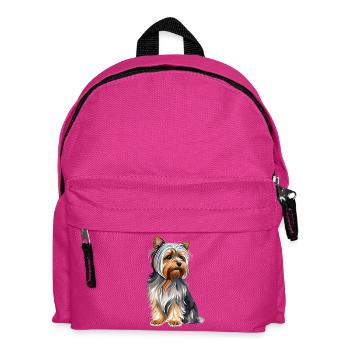 YorkshireTerrier - Kids' Backpack - fuchsia - Front