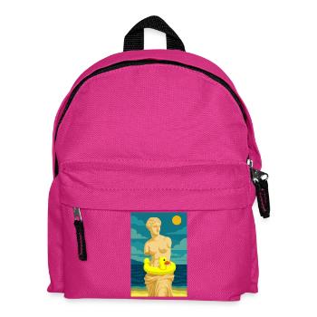 The Venus (at the beach) - Kids' Backpack - fuchsia - Front