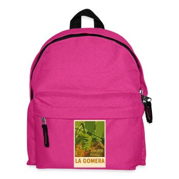 La Gomera Tropical Poster Vintage - Sac à dos Enfant - fuchsia - Devant