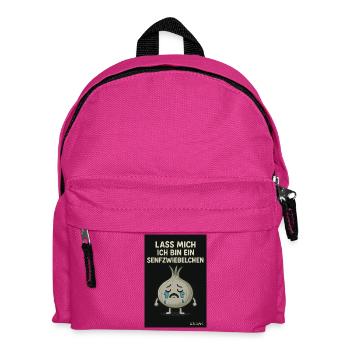 Weeping mustard onion - Kids' Backpack - fuchsia - Front