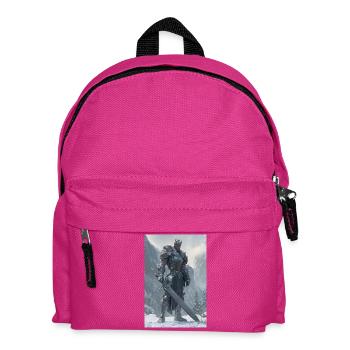 Warlord Frost Armor - Kids' Backpack - fuchsia - Front