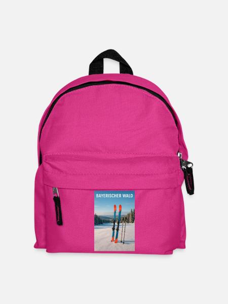 Bayerischer Wald Skierlebnis - Kinder Rucksack - Fuchsia