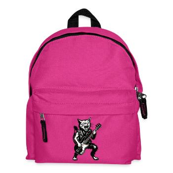 Groove de basse loup-garou chat - Sac à dos Enfant - fuchsia - Devant